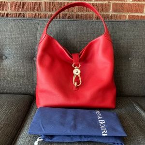 Red DOONEY + BURKE satchel bag